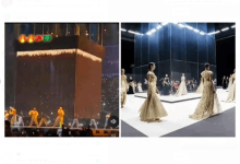 طواف نساء عاريات في عرض أزياء حول الكعبة