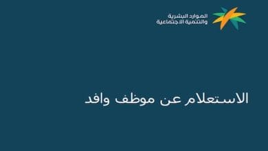 الاستعلام عن اقامة وافد برقم الجواز