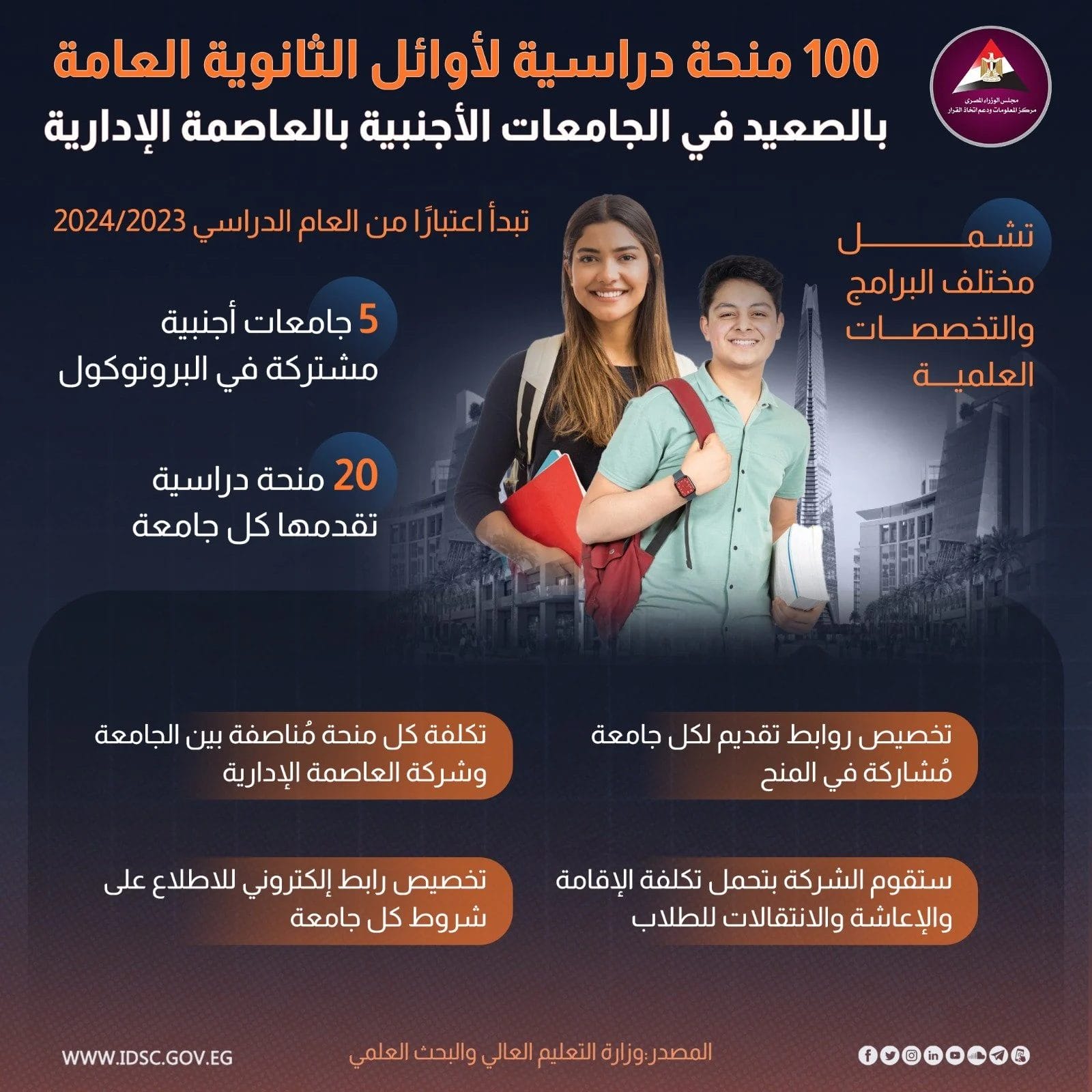 منحة طلاب الصعيد