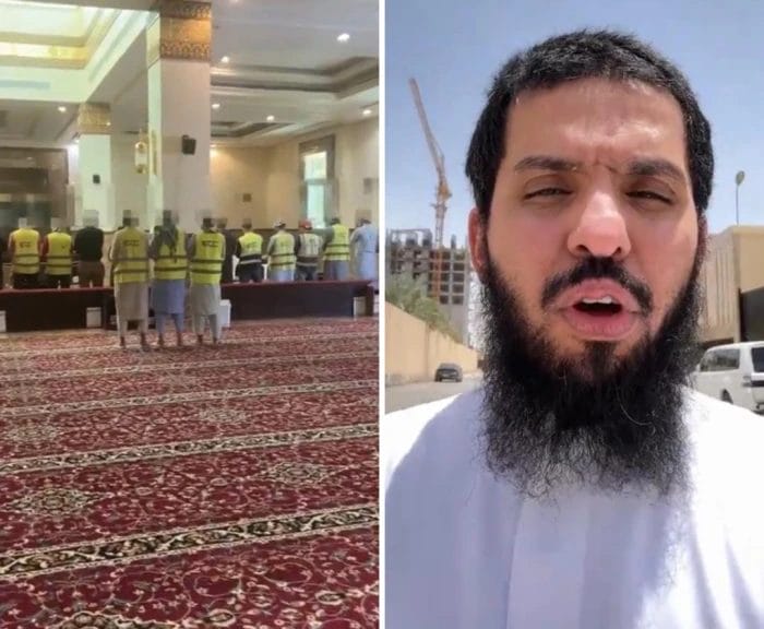 مواطن سعودي يطالب بمنع عمال البناء من الصلاة في المساجد